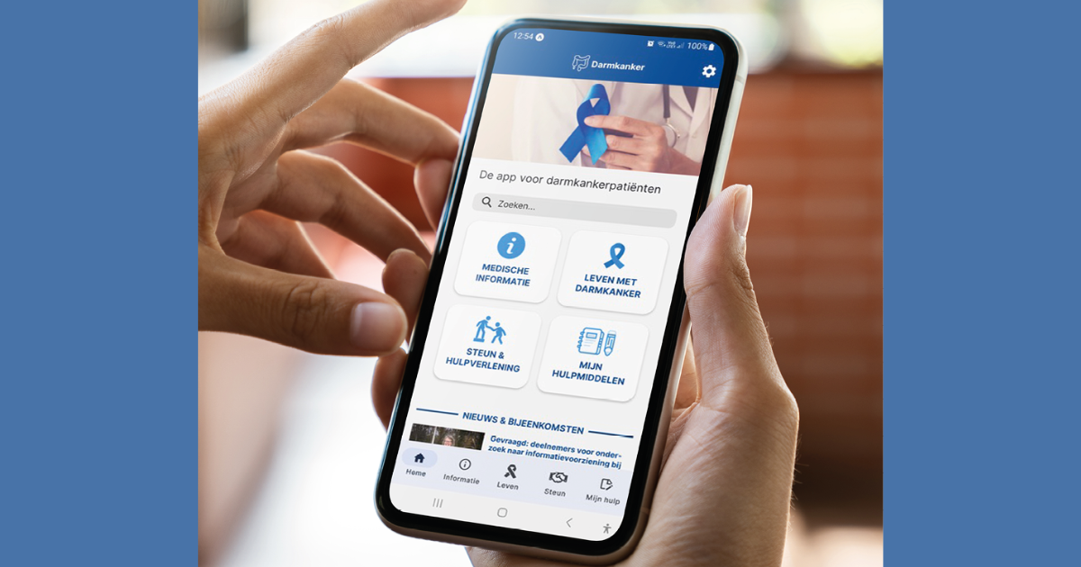 Download onze darmkanker-app – Stomavereniging